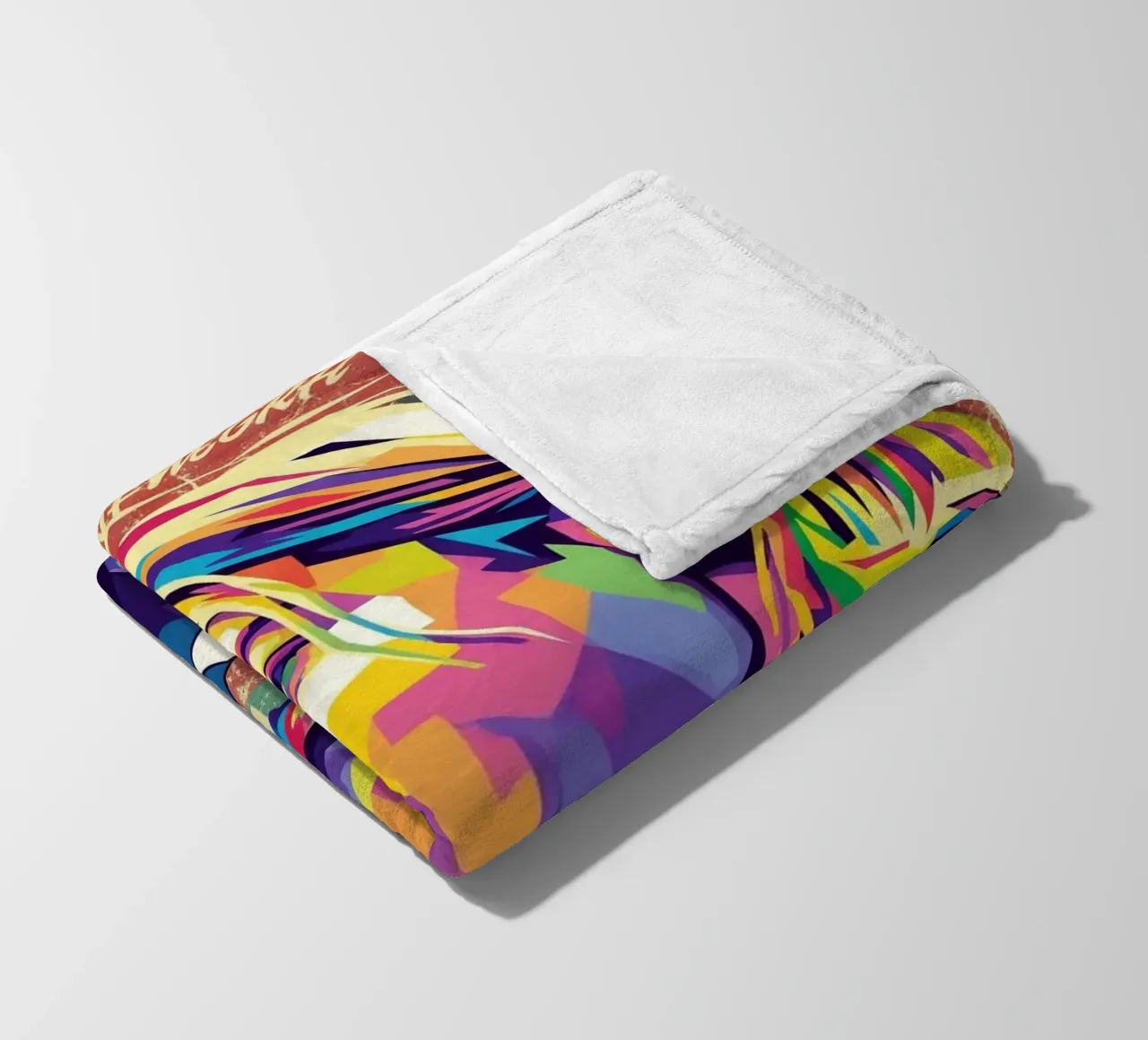 Kurt Cobain pop art coperta in pile da Hantamrata