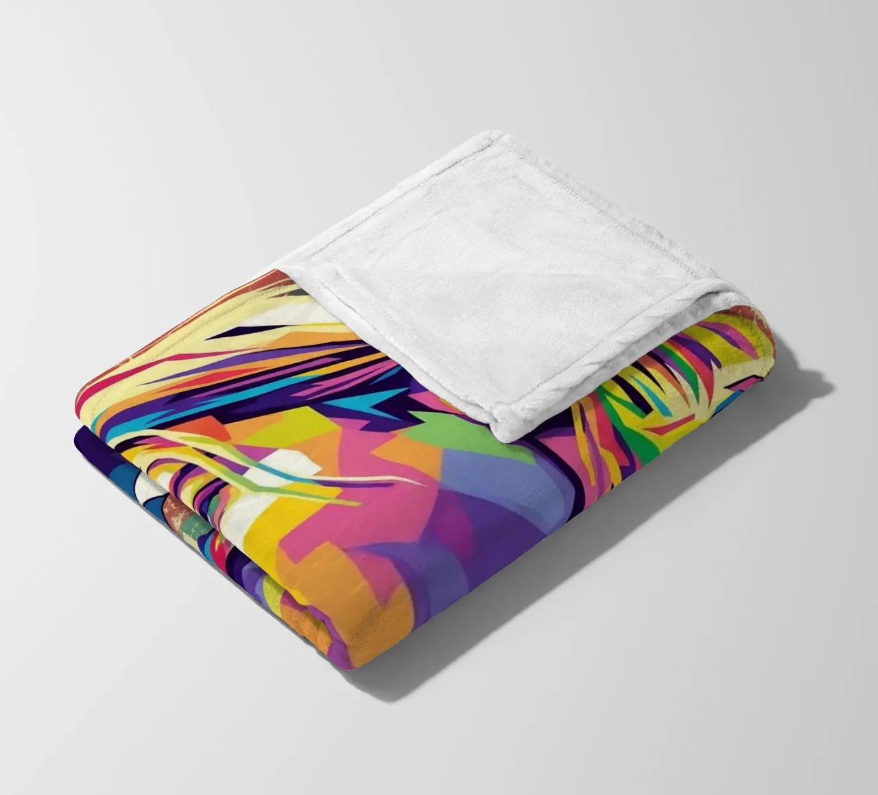Kurt Cobain pop art coperta in pile da Hantamrata