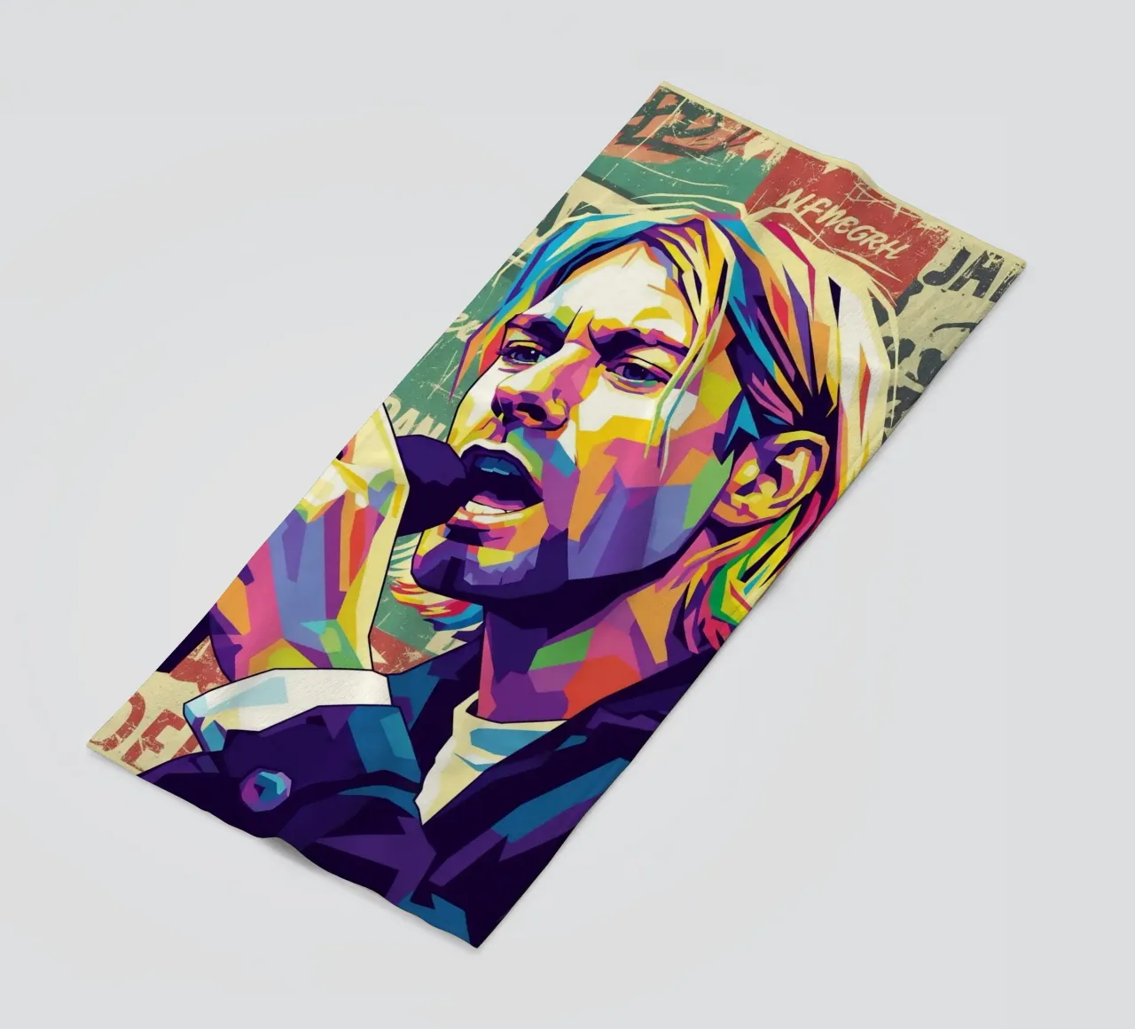 Kurt Cobain pop art telo mare da Hantamrata