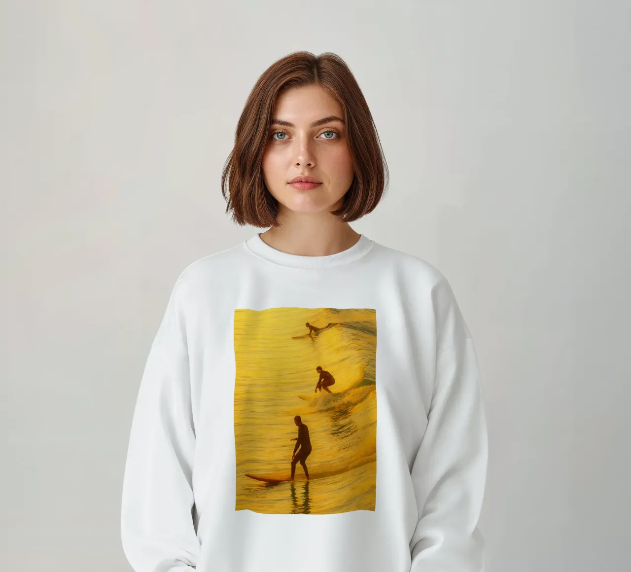 surf pittura retrò felpa da lottuz