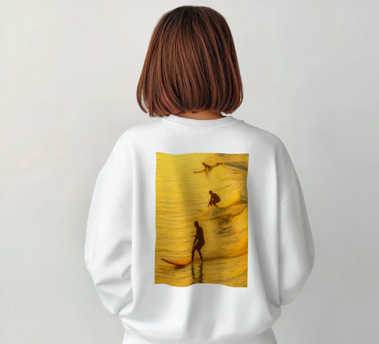 surf pittura retrò felpa da lottuz