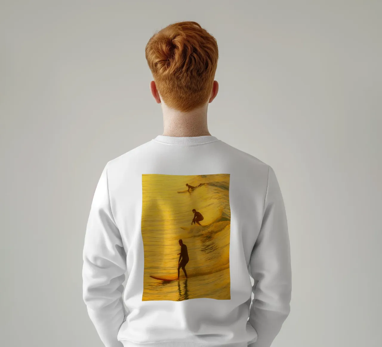 surf pittura retrò felpa da lottuz