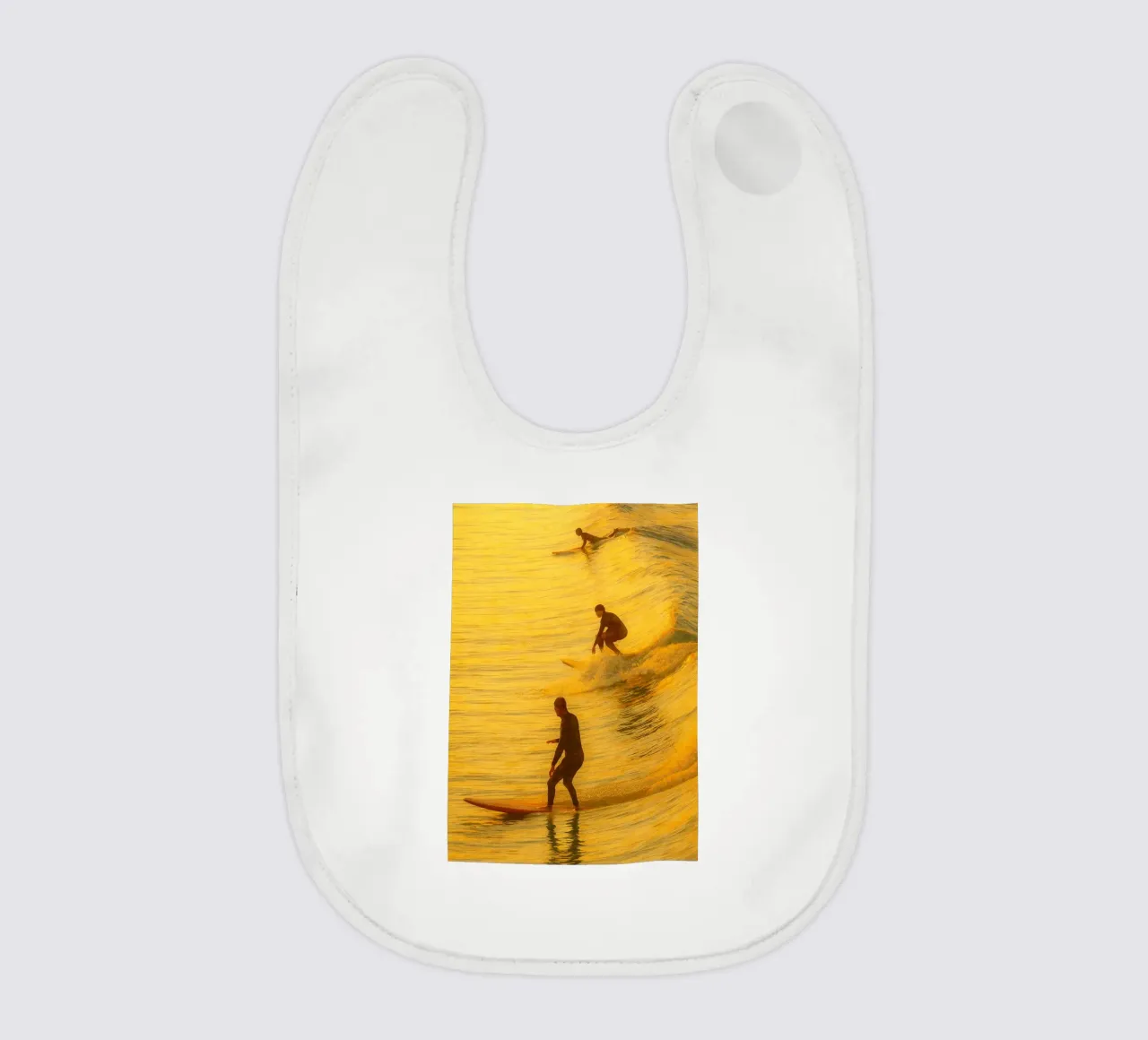 surf pittura retrò bavaglino da lottuz