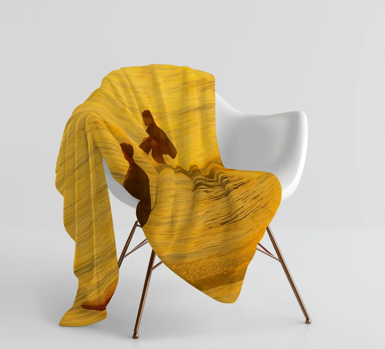 surf pittura retrò coperta in pile da lottuz