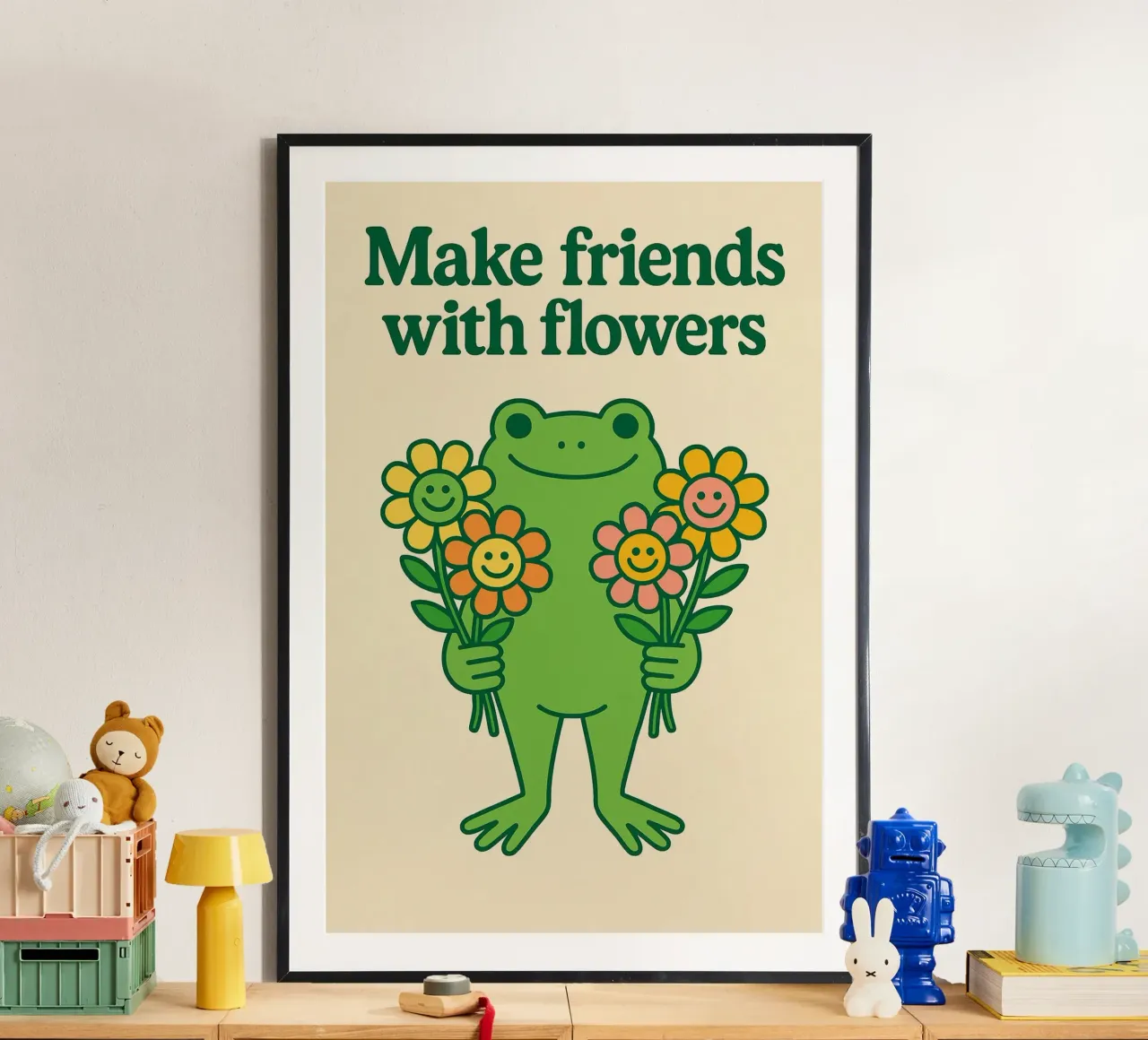 Fare amicizia con i fiori carta hahnemühle da Taika Tori Art