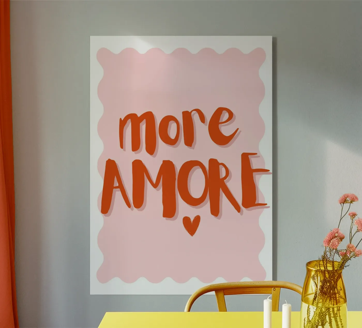 More Amore Acryl-Glas von PurePeachStudio