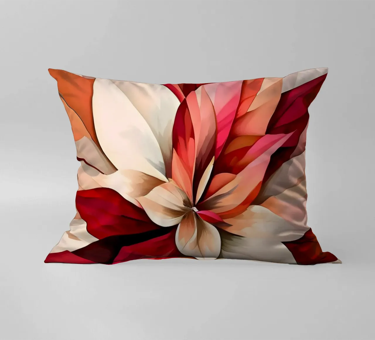 Scoppio floreale astratto cuscino da Artistic-shop
