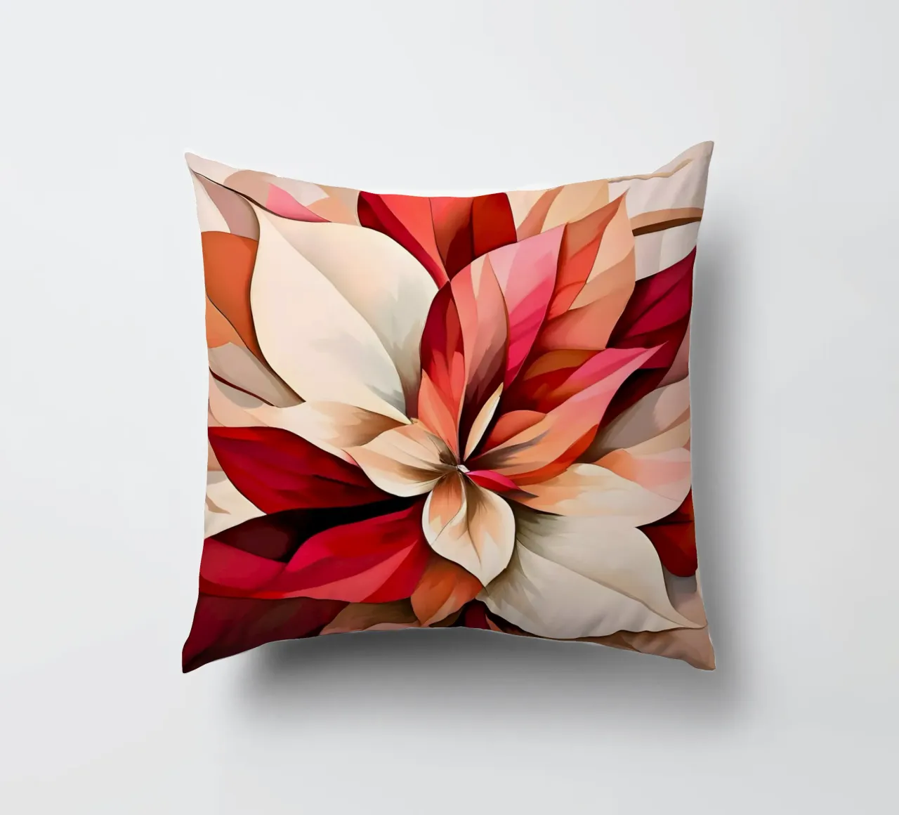 Scoppio floreale astratto cuscino da Artistic-shop