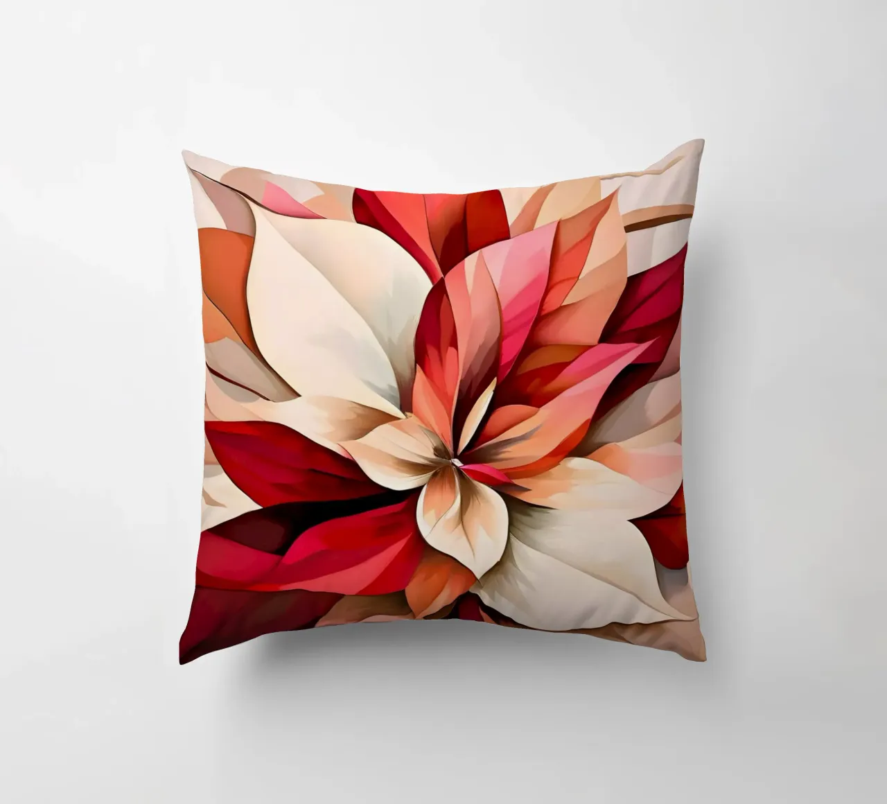 Scoppio floreale astratto cuscino da Artistic-shop