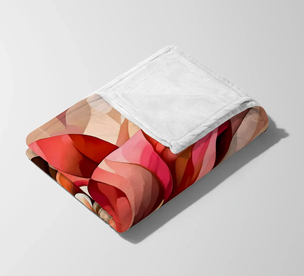 Scoppio floreale astratto coperta in pile da Artistic-shop