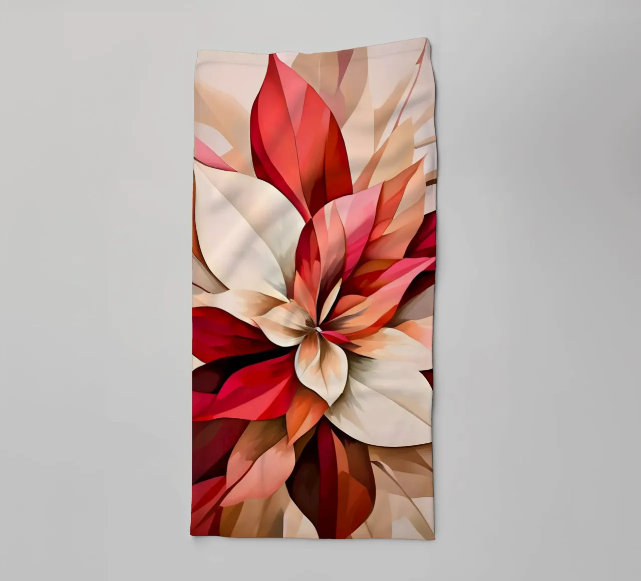 Scoppio floreale astratto asciugamano da bagno da Artistic-shop