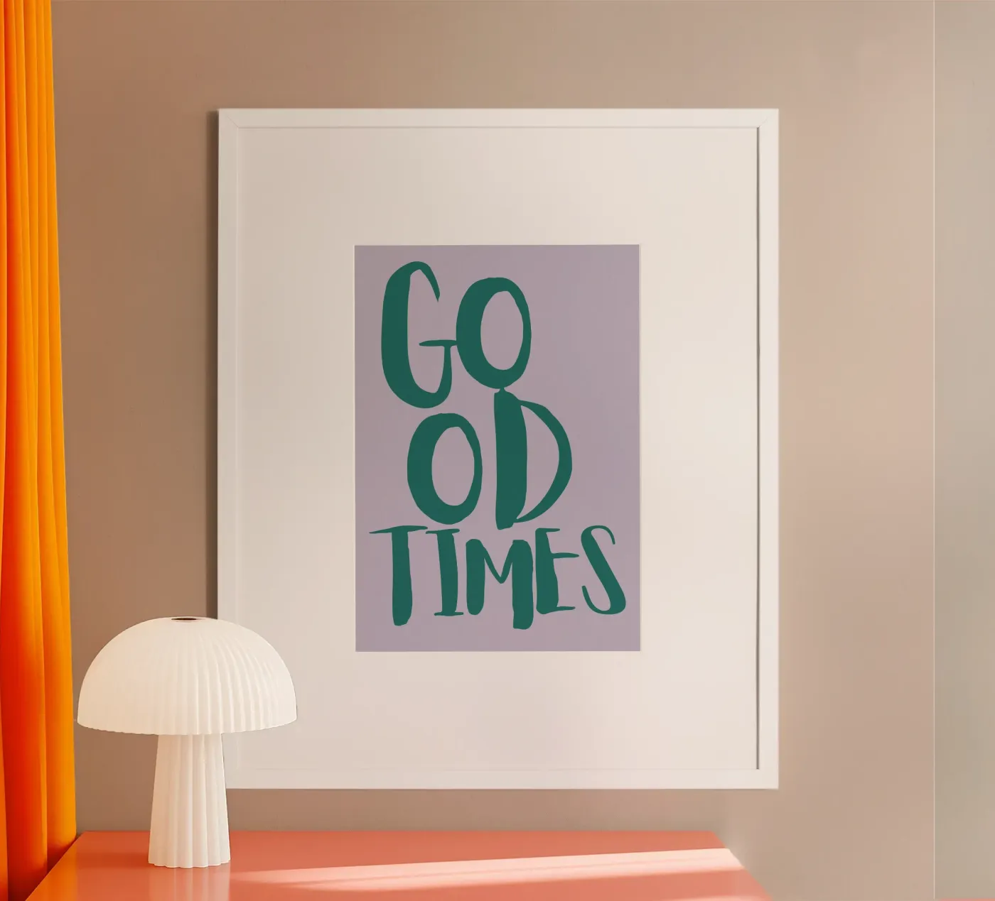 Good Times poster da PurePeachStudio
