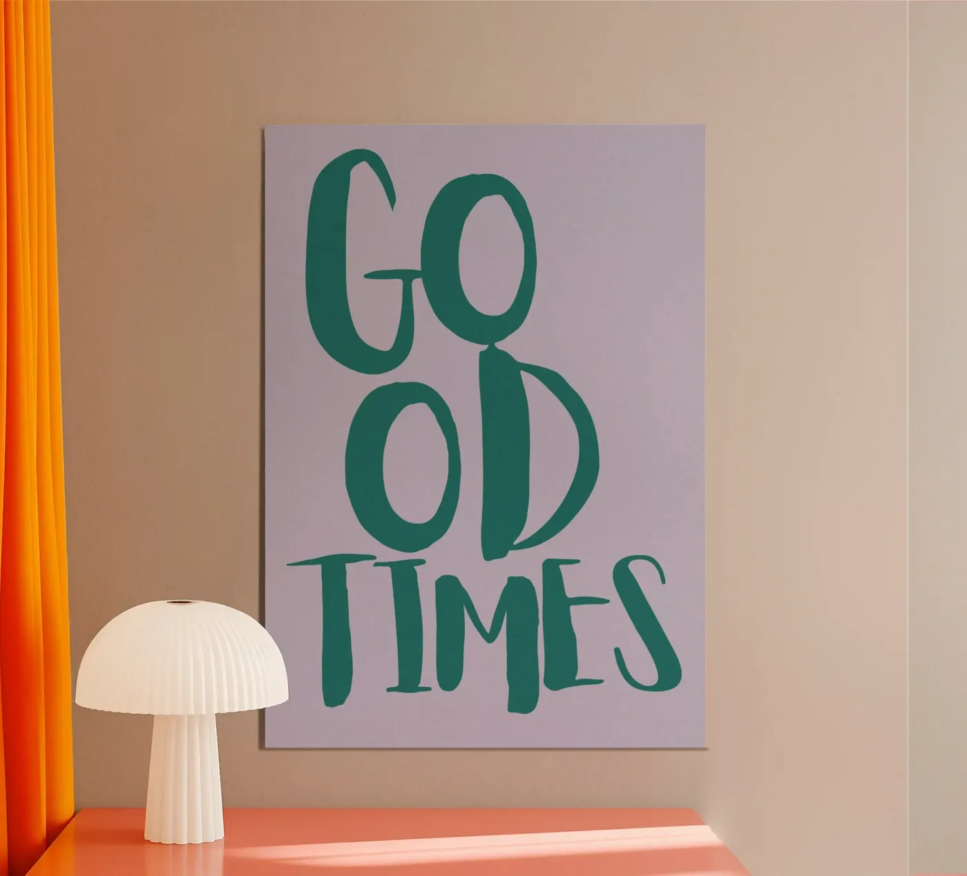 Good Times poster da PurePeachStudio