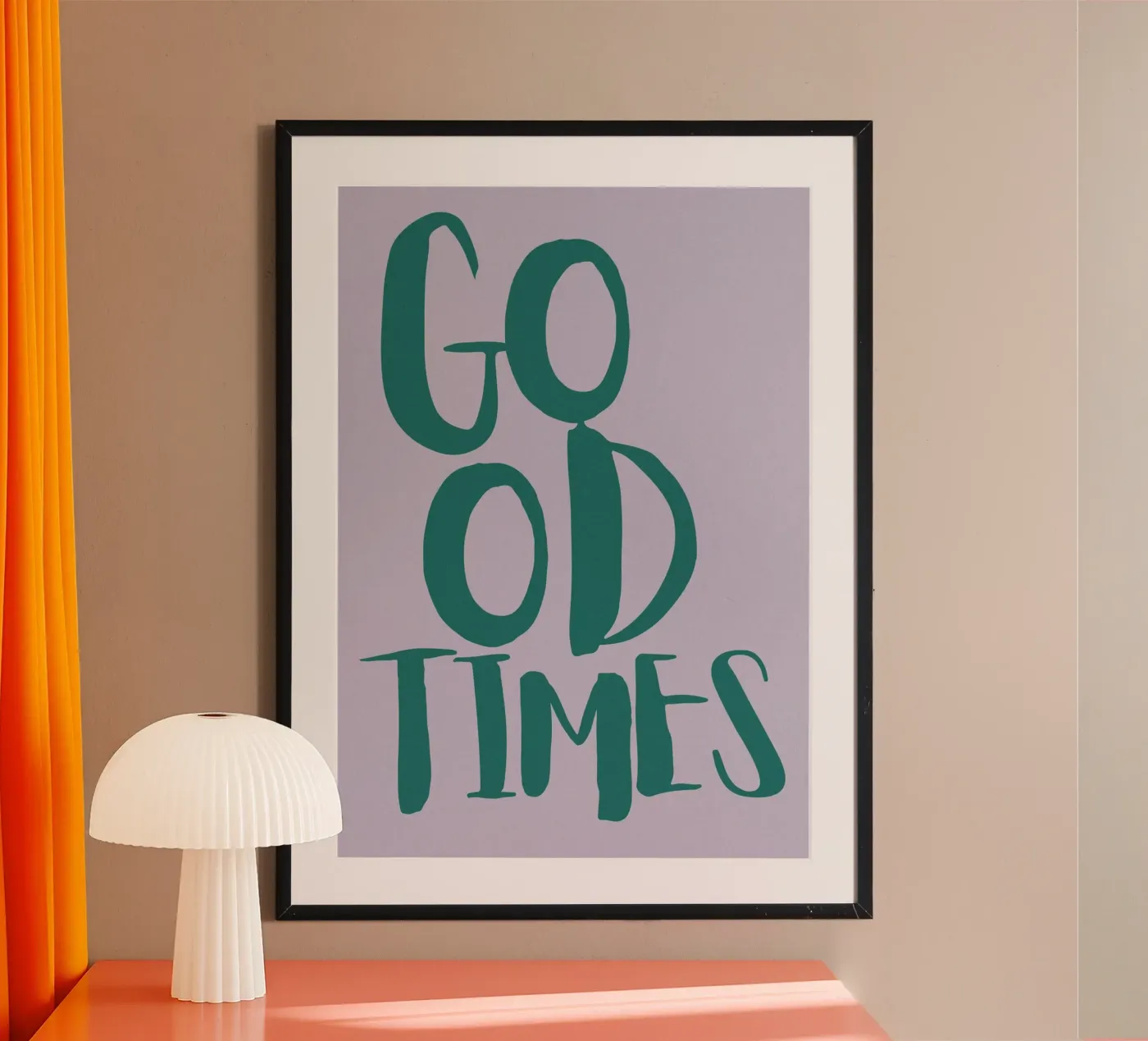 Good Times poster da PurePeachStudio