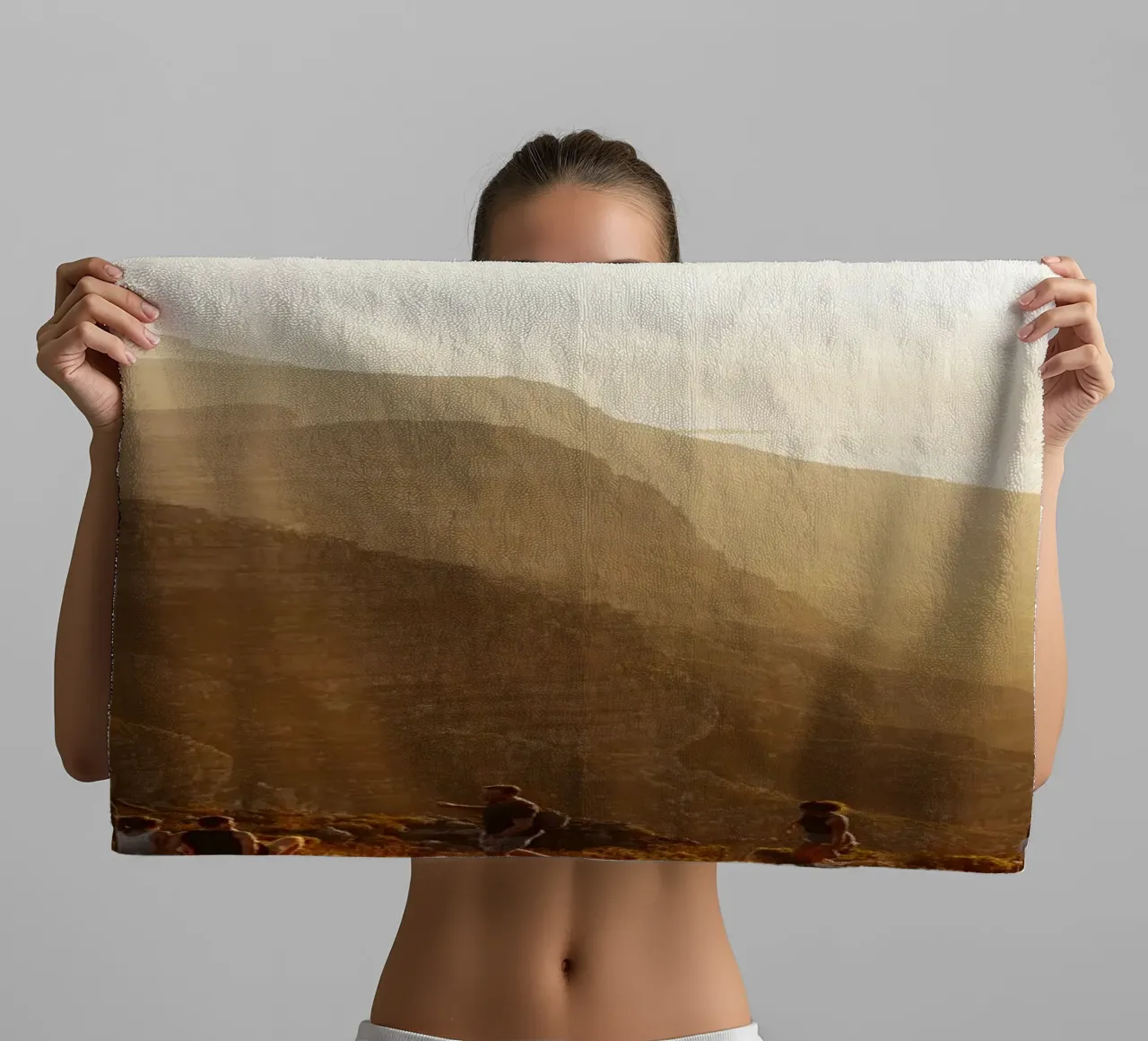 Tafelbergen, Zuid-Afrika badhanddoek van fotokunst