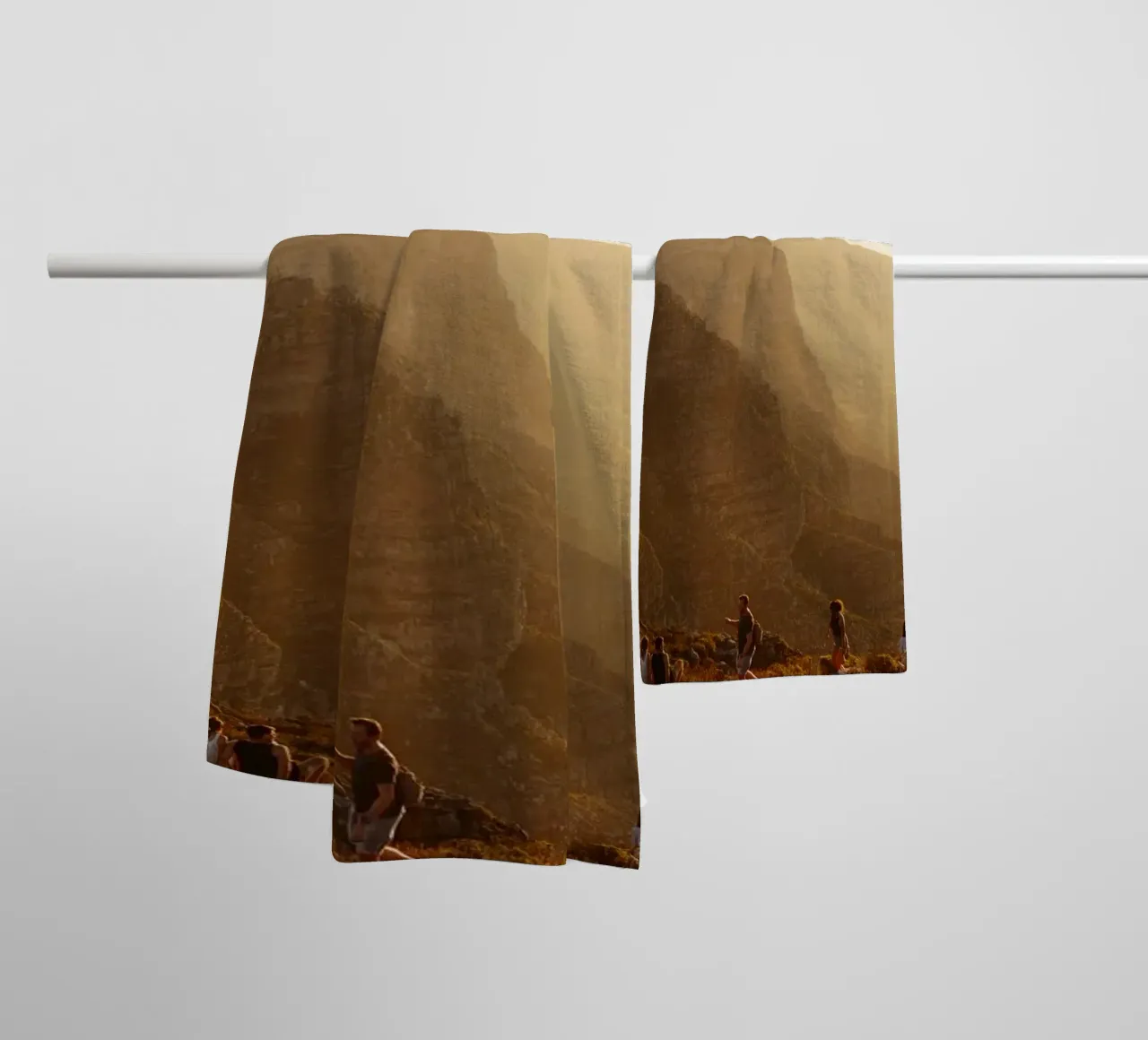 Tafelbergen, Zuid-Afrika badhanddoek van fotokunst