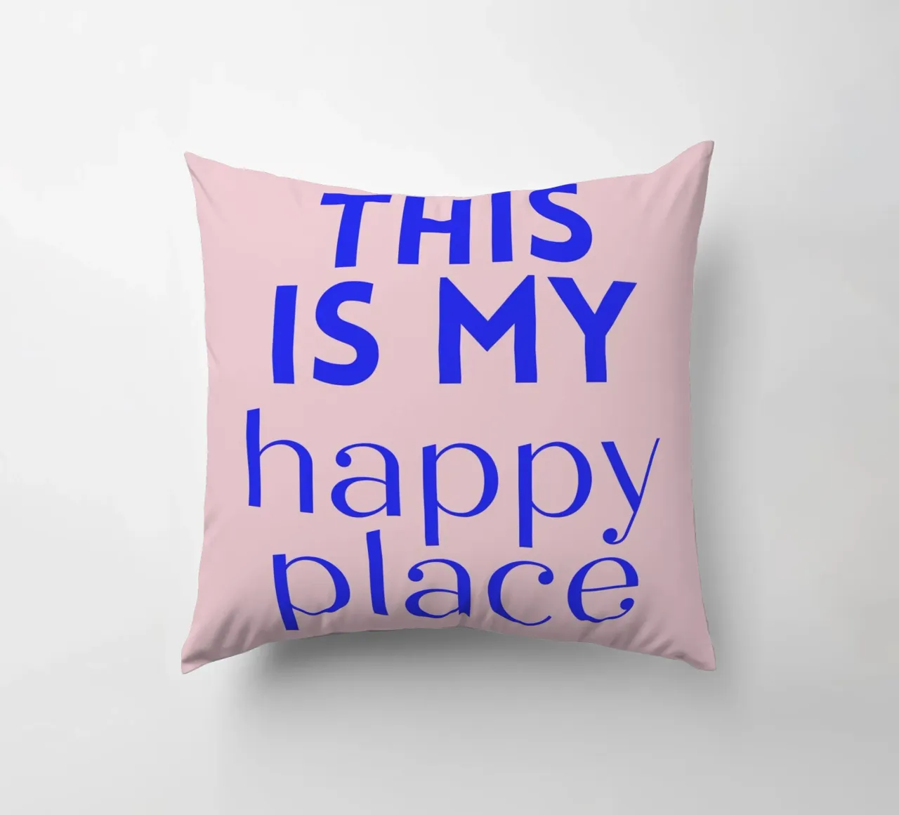 This is my happy place cuscino da PurePeachStudio