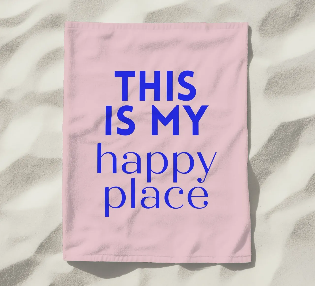 This is my happy place telo mare da PurePeachStudio