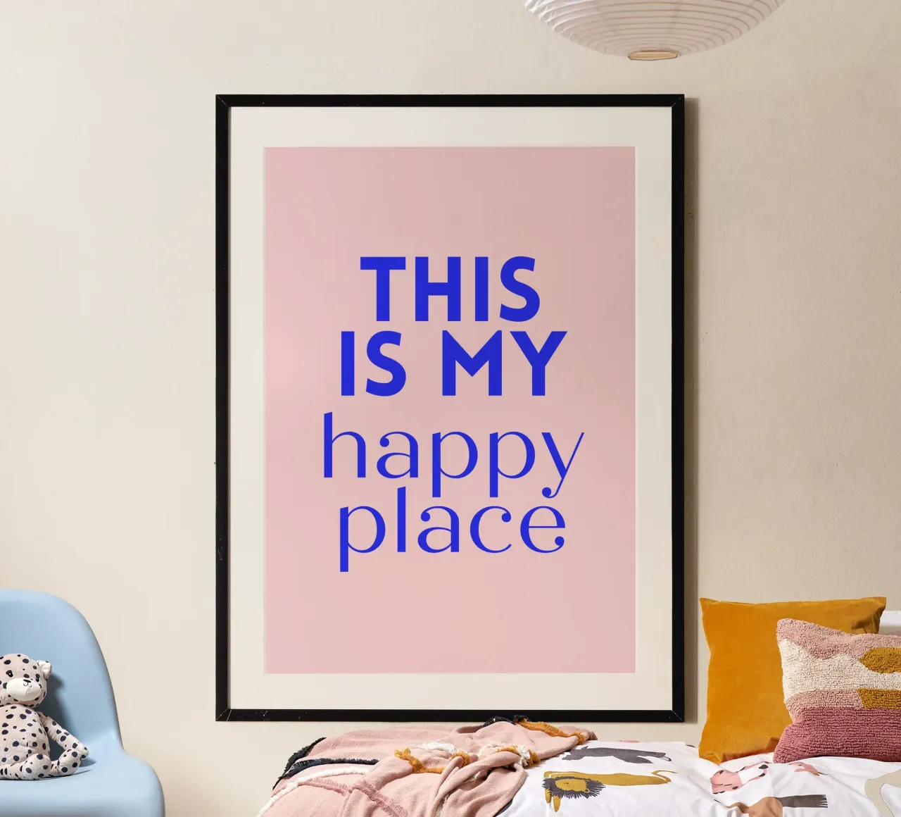 This is my happy place carta hahnemühle da PurePeachStudio