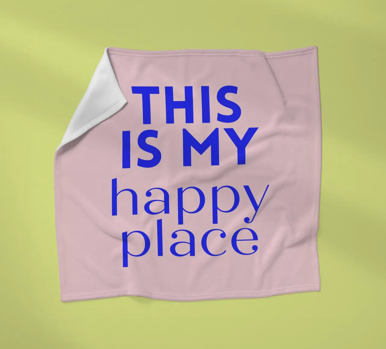 This is my happy place coperta in pile da PurePeachStudio