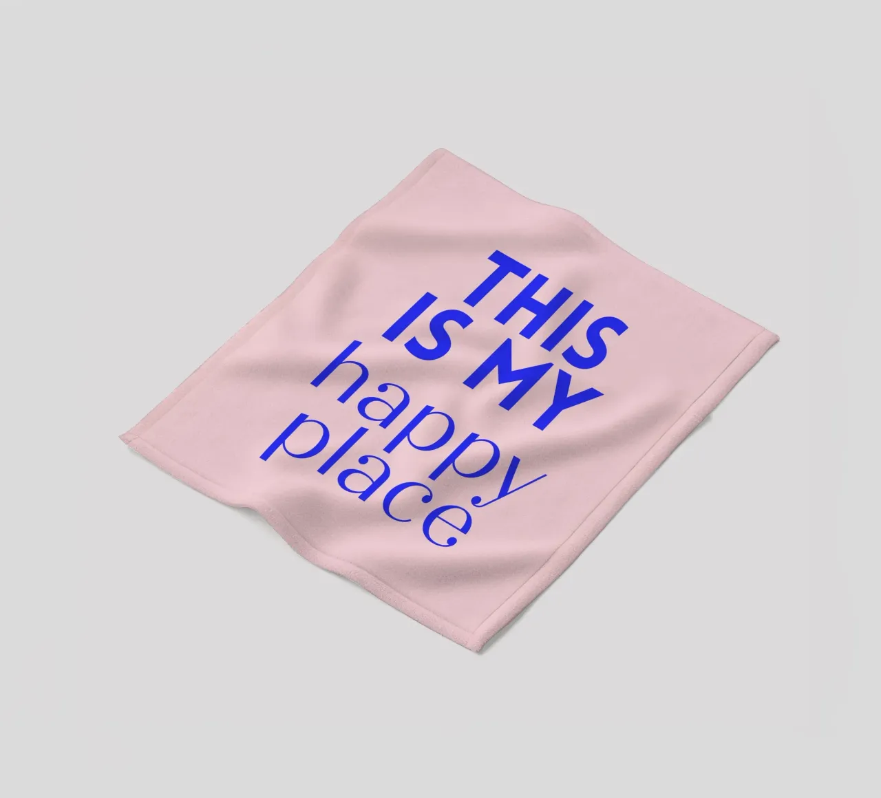 This is my happy place coperta in pile da PurePeachStudio