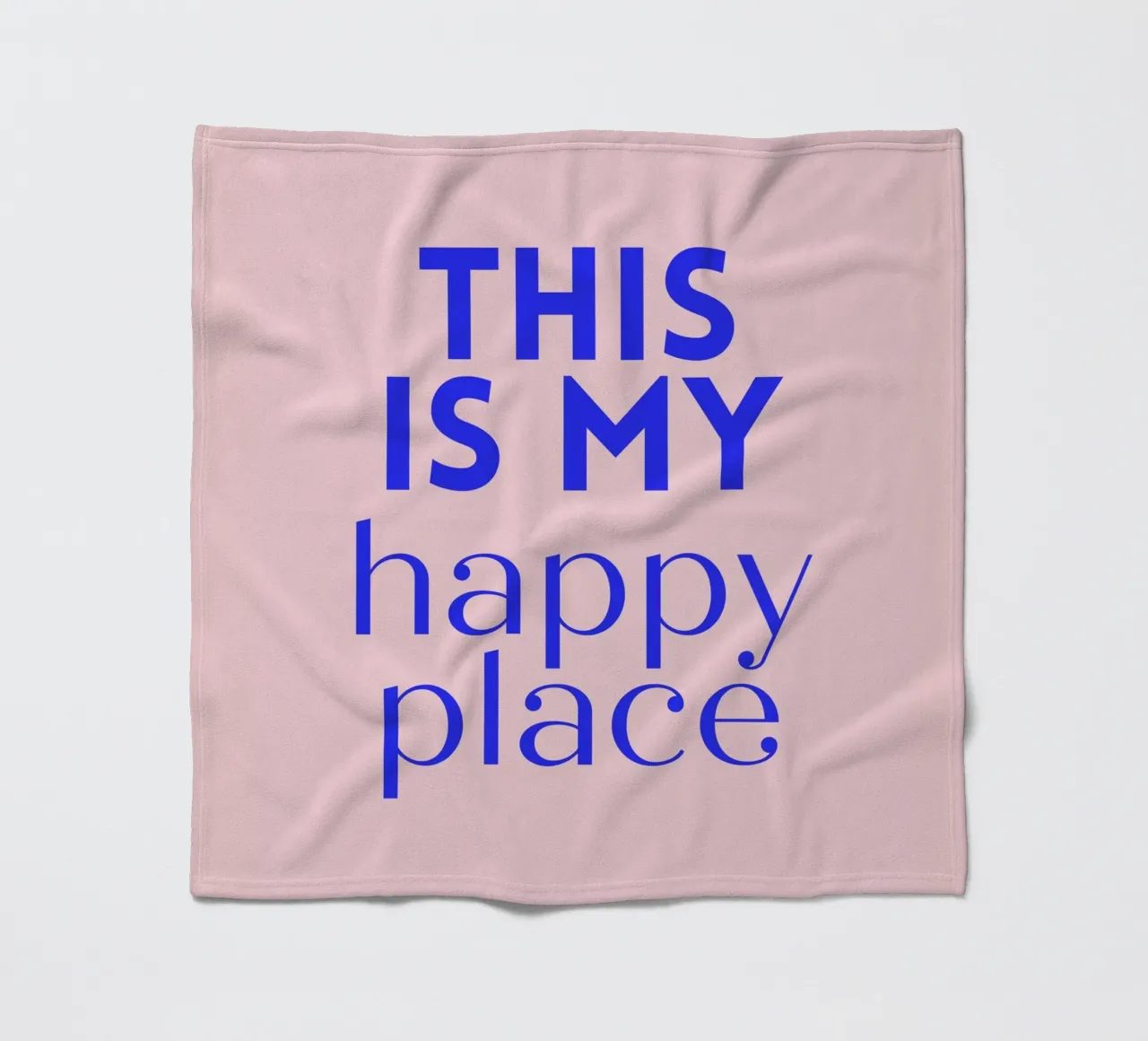 This is my happy place coperta in pile da PurePeachStudio