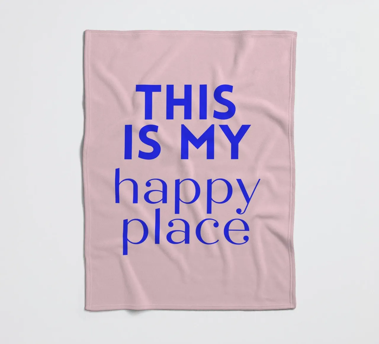 This is my happy place coperta in pile da PurePeachStudio