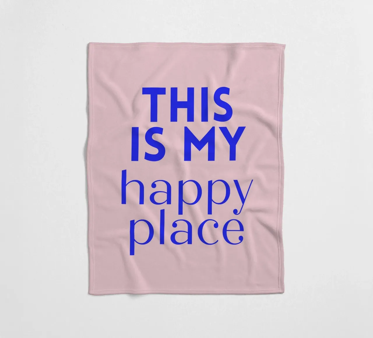 This is my happy place coperta in pile da PurePeachStudio