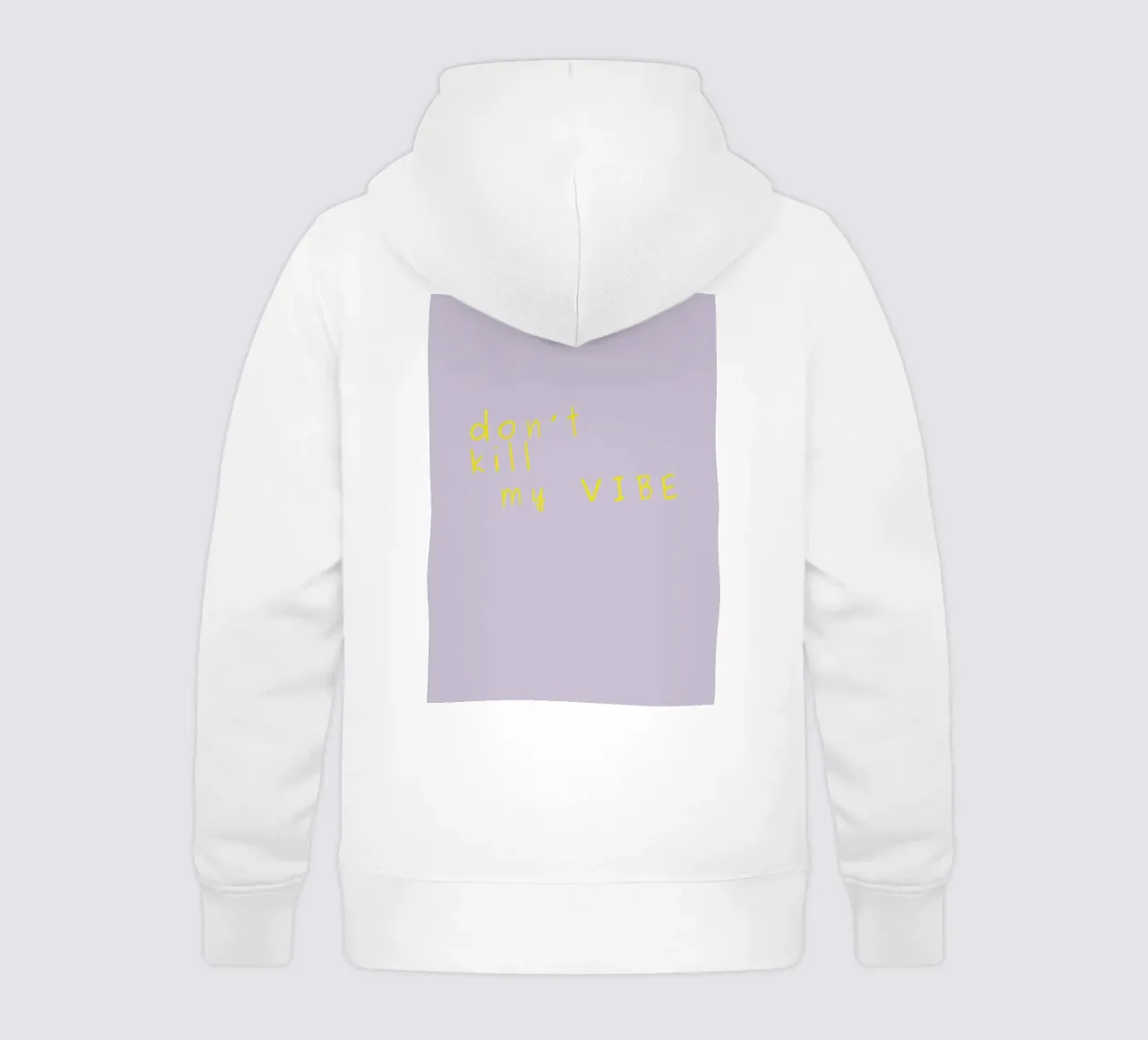 Don't kill my vibe felpa bambino con cappuccio da PurePeachStudio