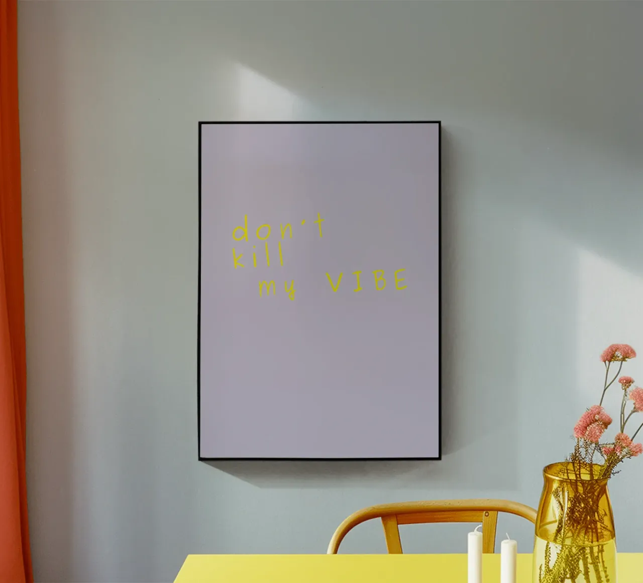 Don't kill my vibe plexiglass da PurePeachStudio