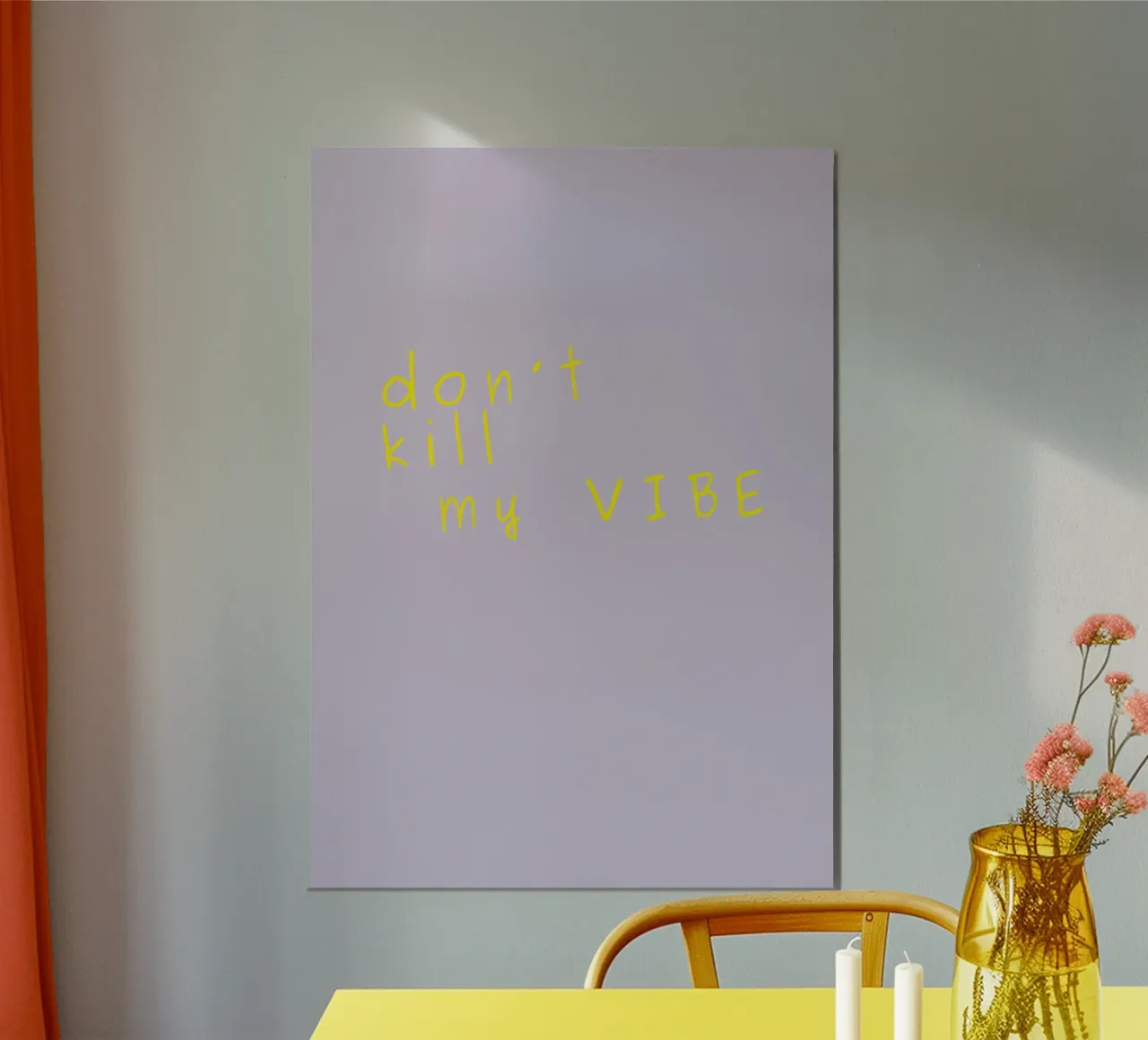 Don't kill my vibe carta hahnemühle da PurePeachStudio