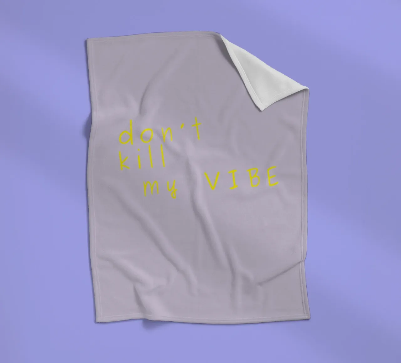 Don't kill my vibe coperta in pile da PurePeachStudio