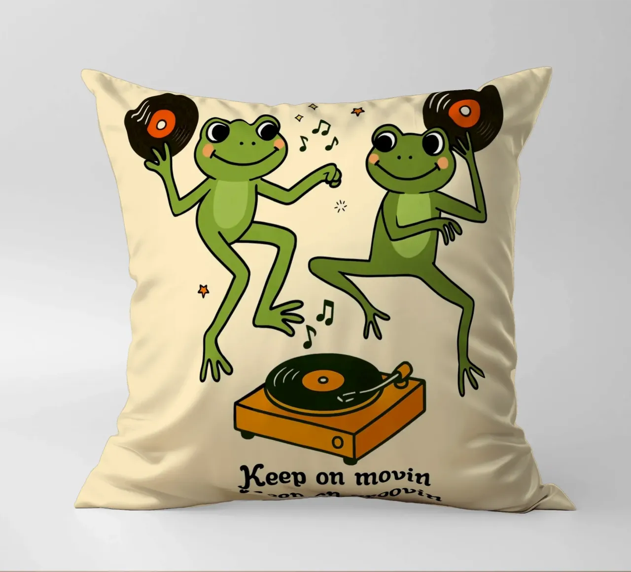 Continuate a muovervi, continuate a muovervi...". cuscino da Taika Tori Art