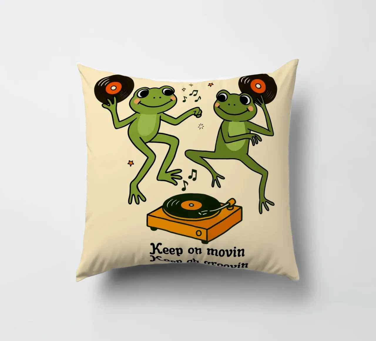 Continuate a muovervi, continuate a muovervi...". cuscino da Taika Tori Art