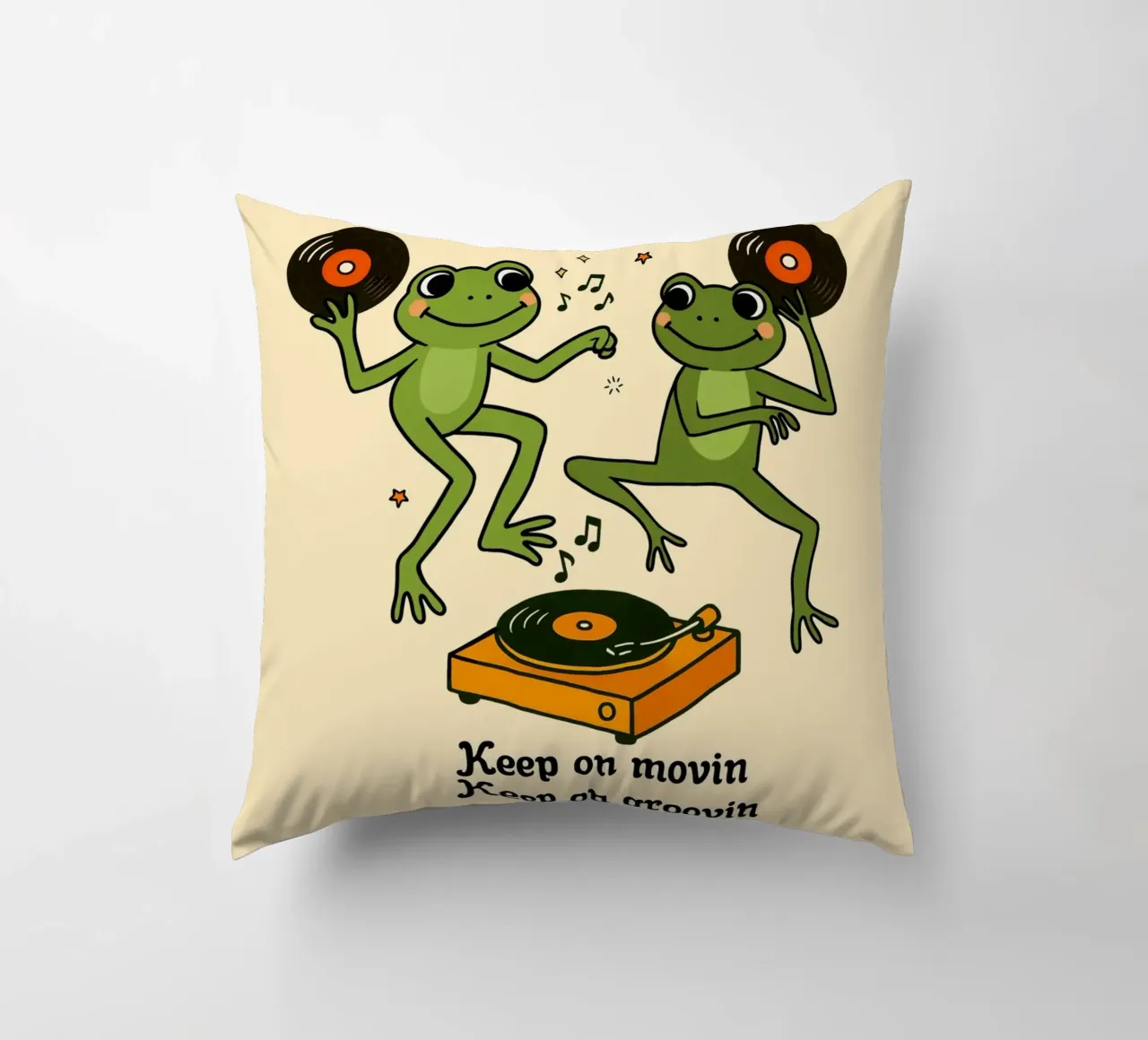 Continuate a muovervi, continuate a muovervi...". cuscino da Taika Tori Art