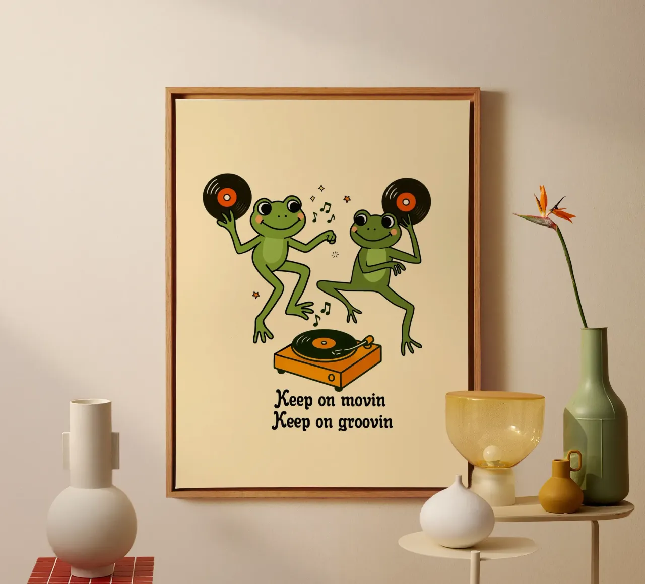 Continuate a muovervi, continuate a muovervi...". tela da Taika Tori Art