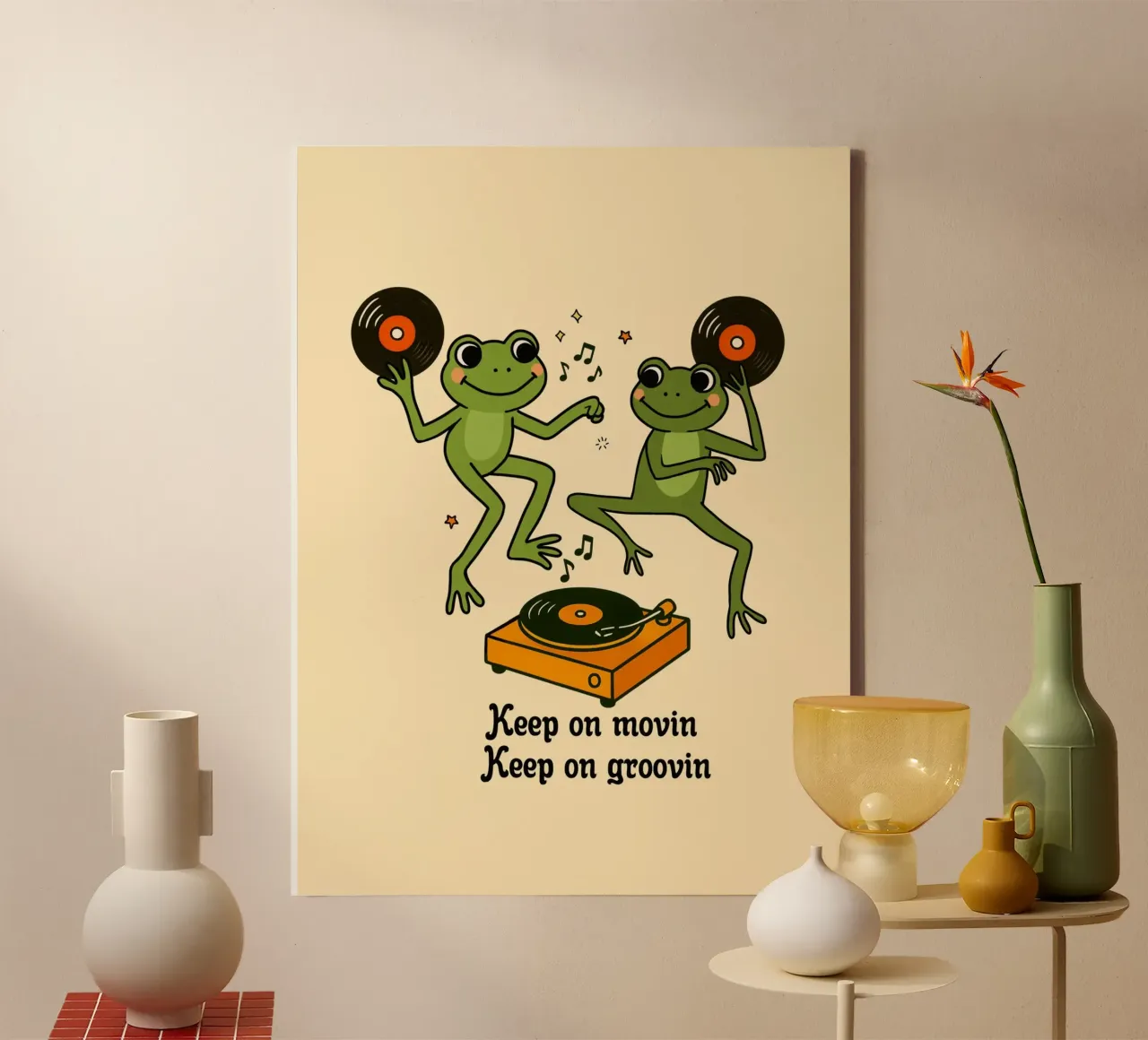 Continuate a muovervi, continuate a muovervi...". tela da Taika Tori Art