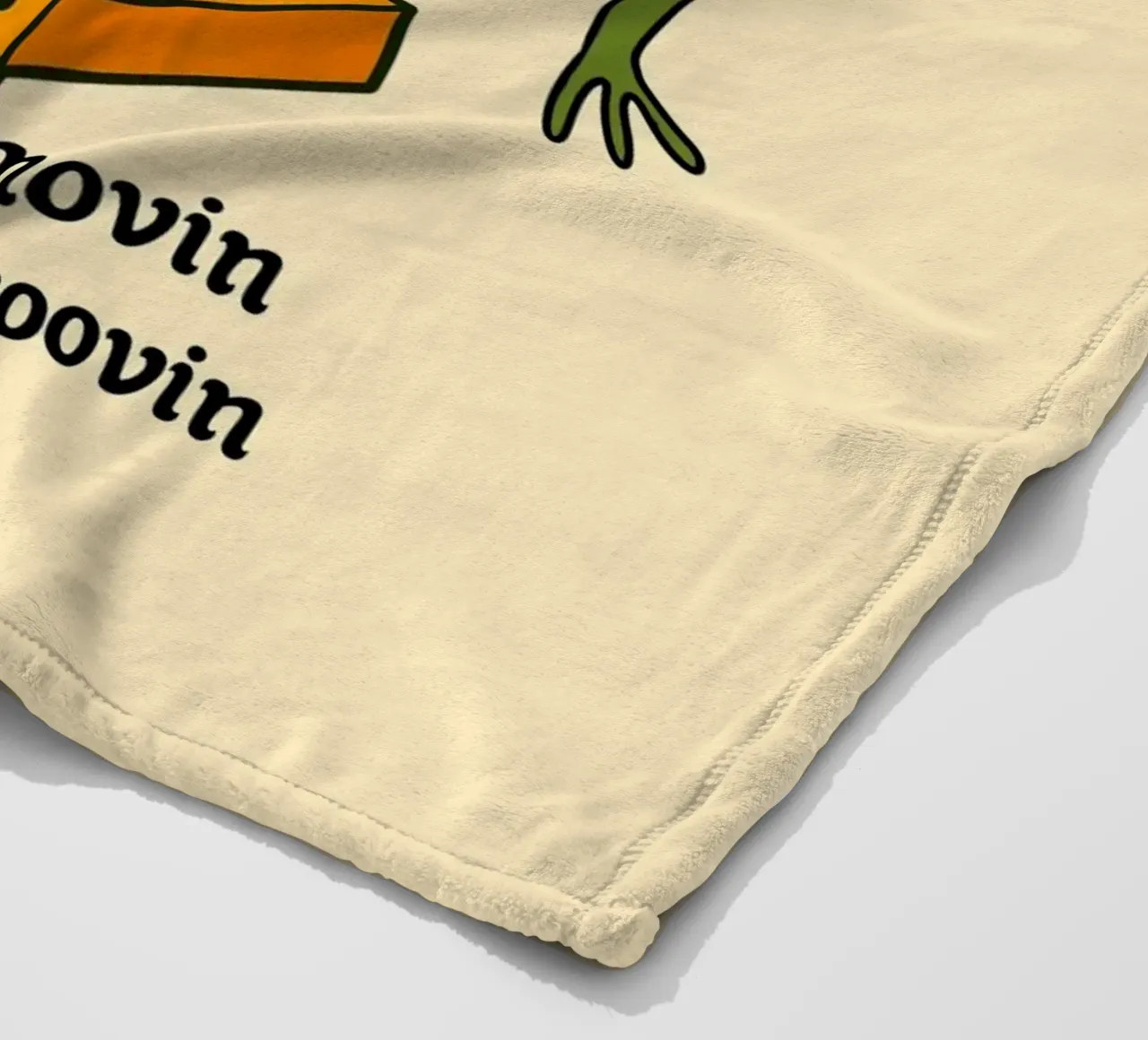 Continuate a muovervi, continuate a muovervi...". coperta in pile da Taika Tori Art