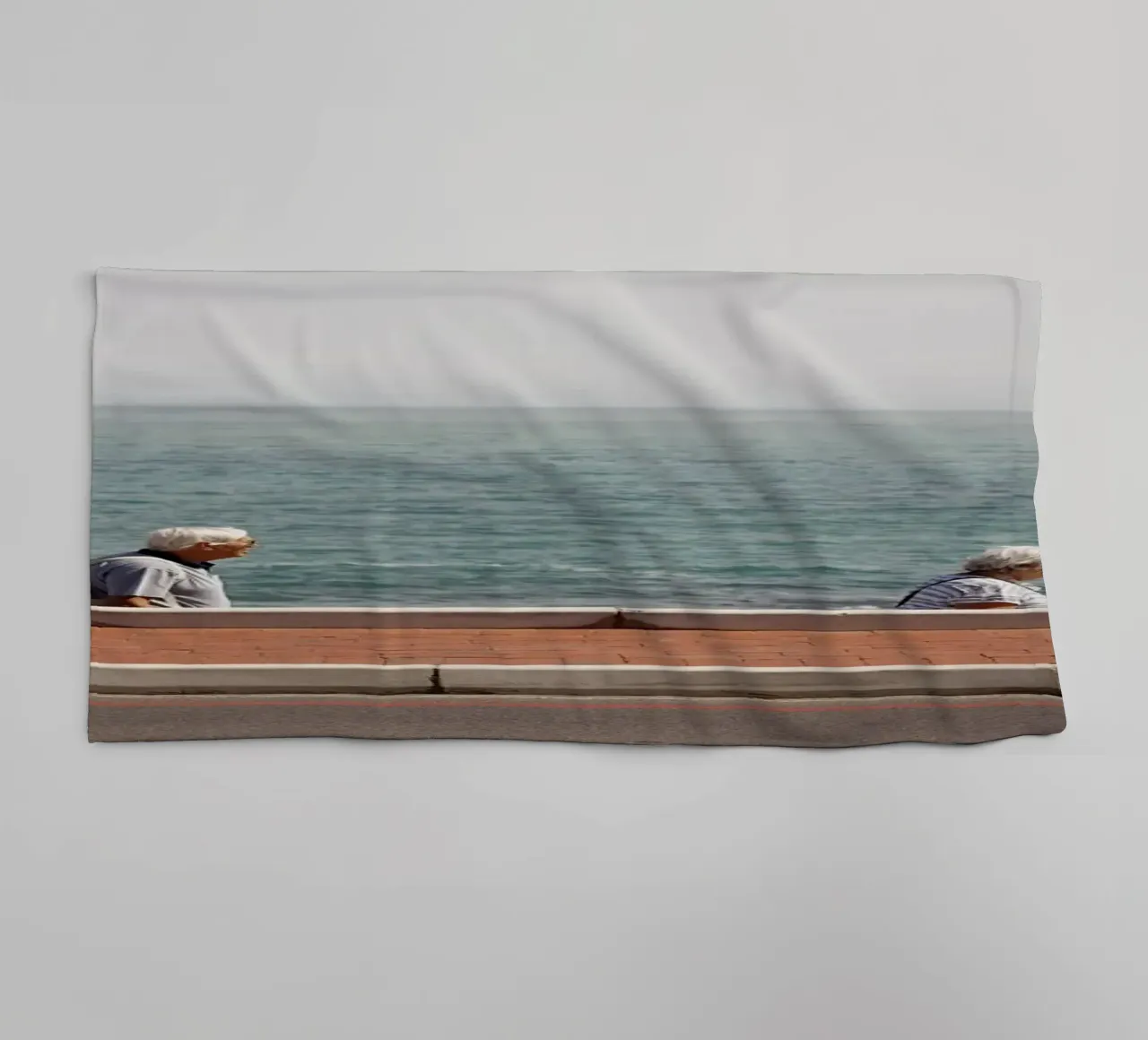 zee, zuid-afrika badhanddoek van fotokunst