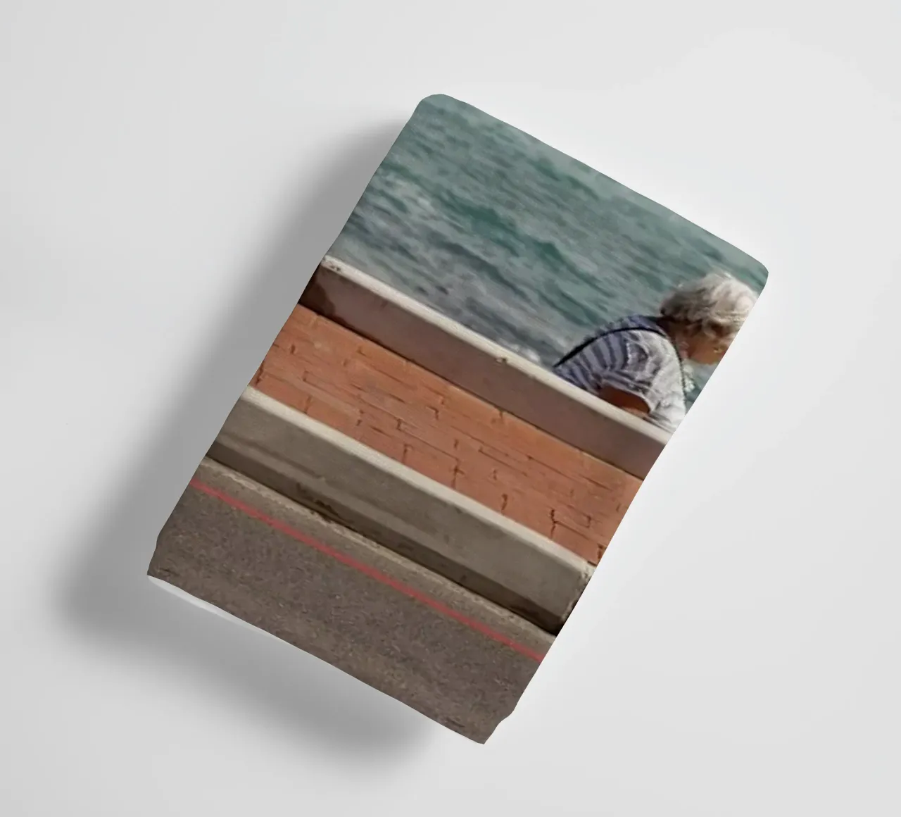 zee, zuid-afrika badhanddoek van fotokunst
