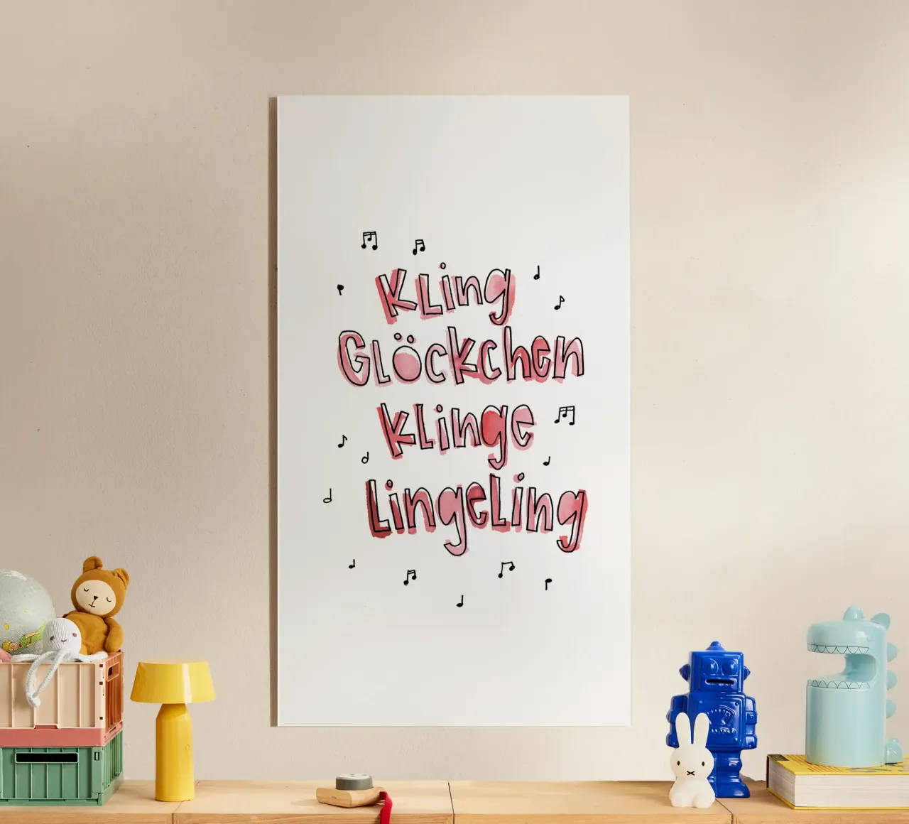 Kling Glöckchen plexiglass da Brushmeetspaper