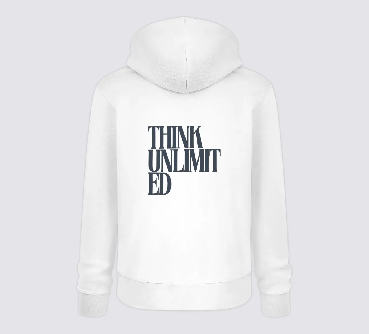 Think Unlimited felpa con cappuccio da PurePeachStudio