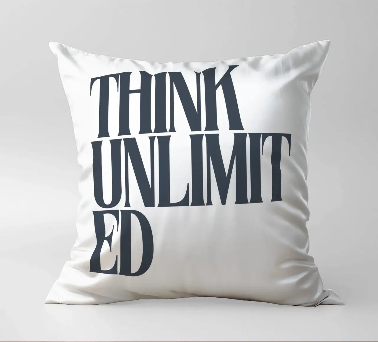 Think Unlimited cuscino da PurePeachStudio