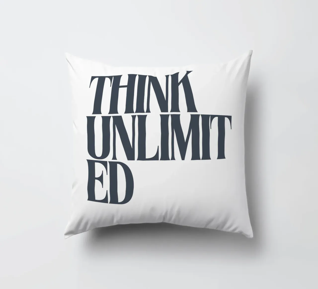 Think Unlimited cuscino da PurePeachStudio