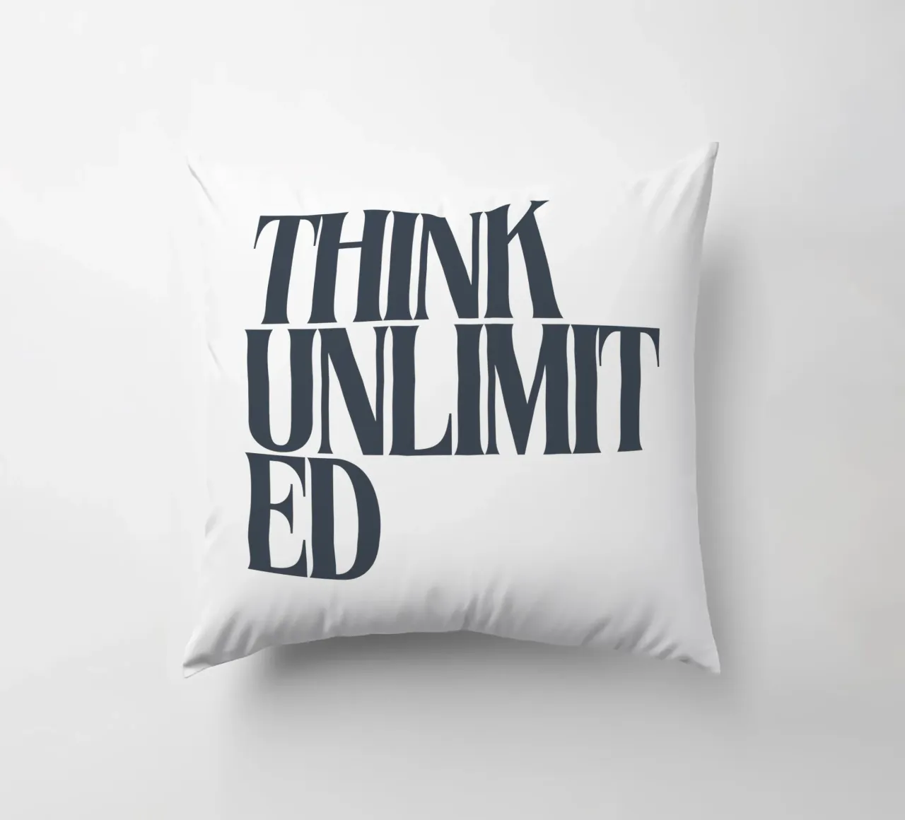 Think Unlimited cuscino da PurePeachStudio