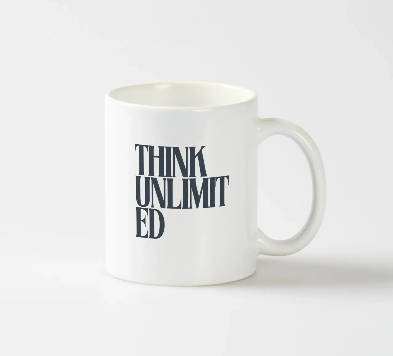 Think Unlimited tazza in ceramica da PurePeachStudio