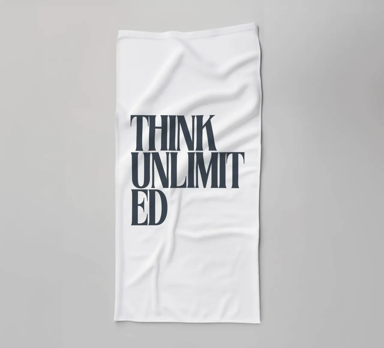 Think Unlimited asciugamano da bagno da PurePeachStudio