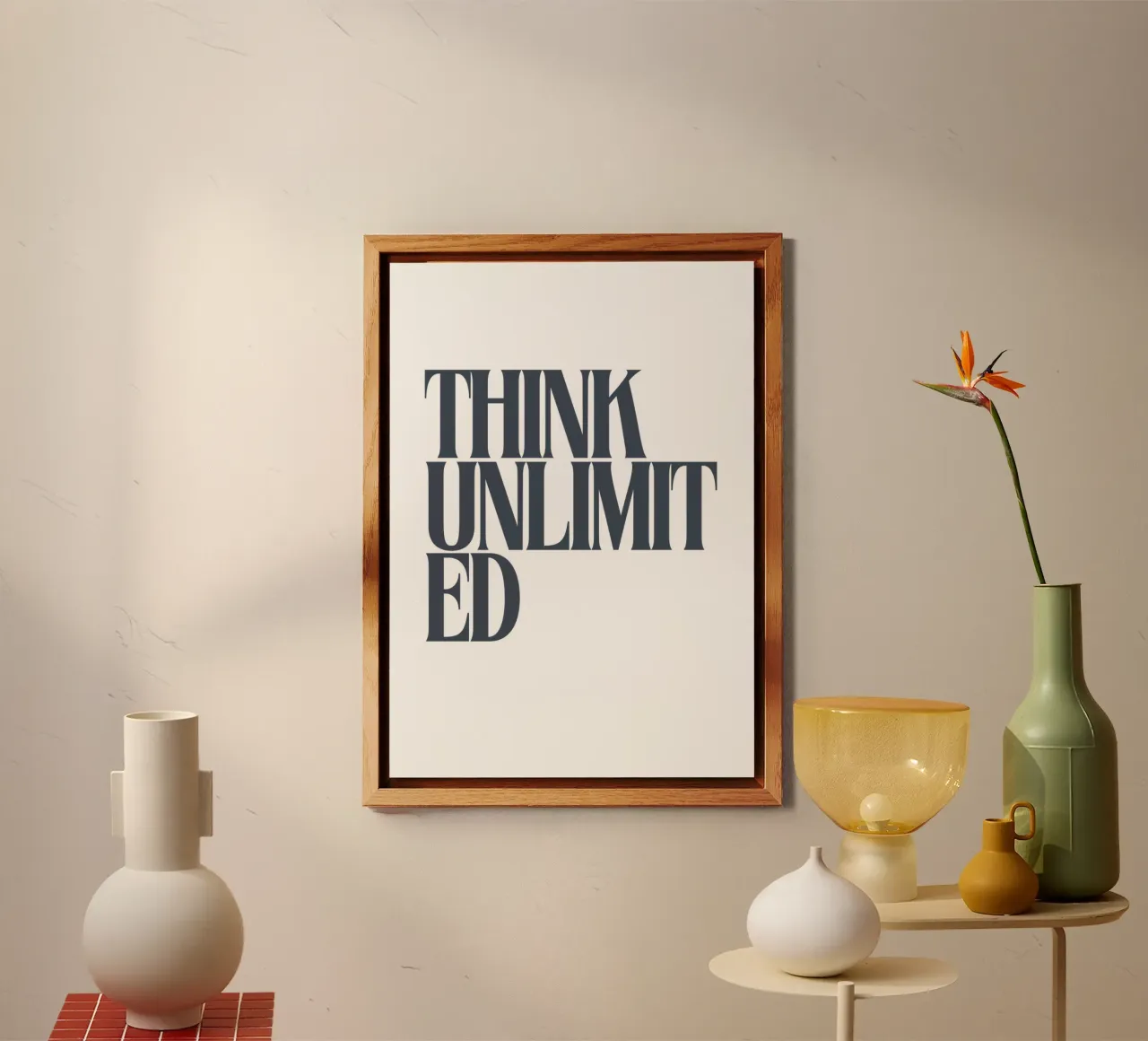 Think Unlimited alluminio dibond da PurePeachStudio