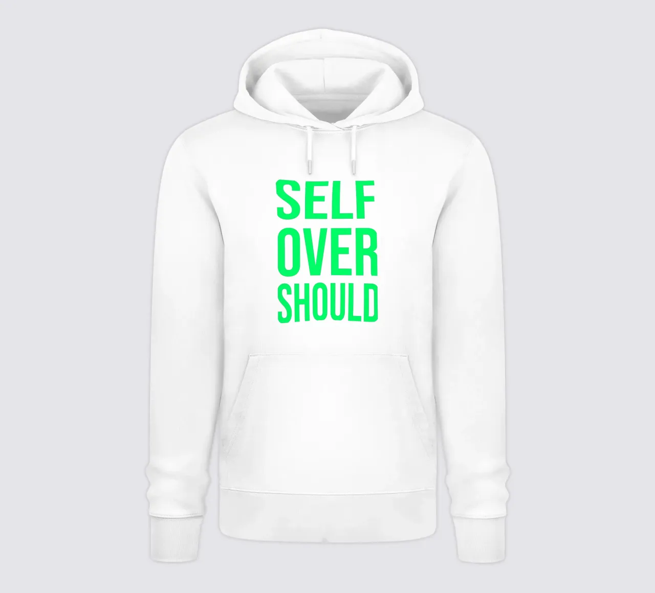 OVER Series- bold letters, brave values (5 colors) felpa con cappuccio da OVER SERIES