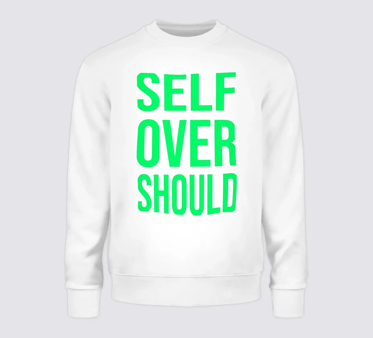 OVER Series- bold letters, brave values (5 colors) felpa da OVER SERIES